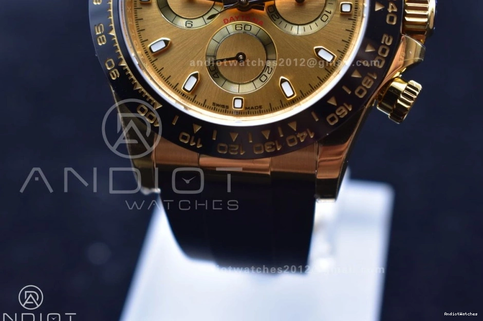 SA Daytona 116518 Oysterflex Reliable Rubber Strap Dial Best on Edition Lume 764 YG BTF 1:1 0323